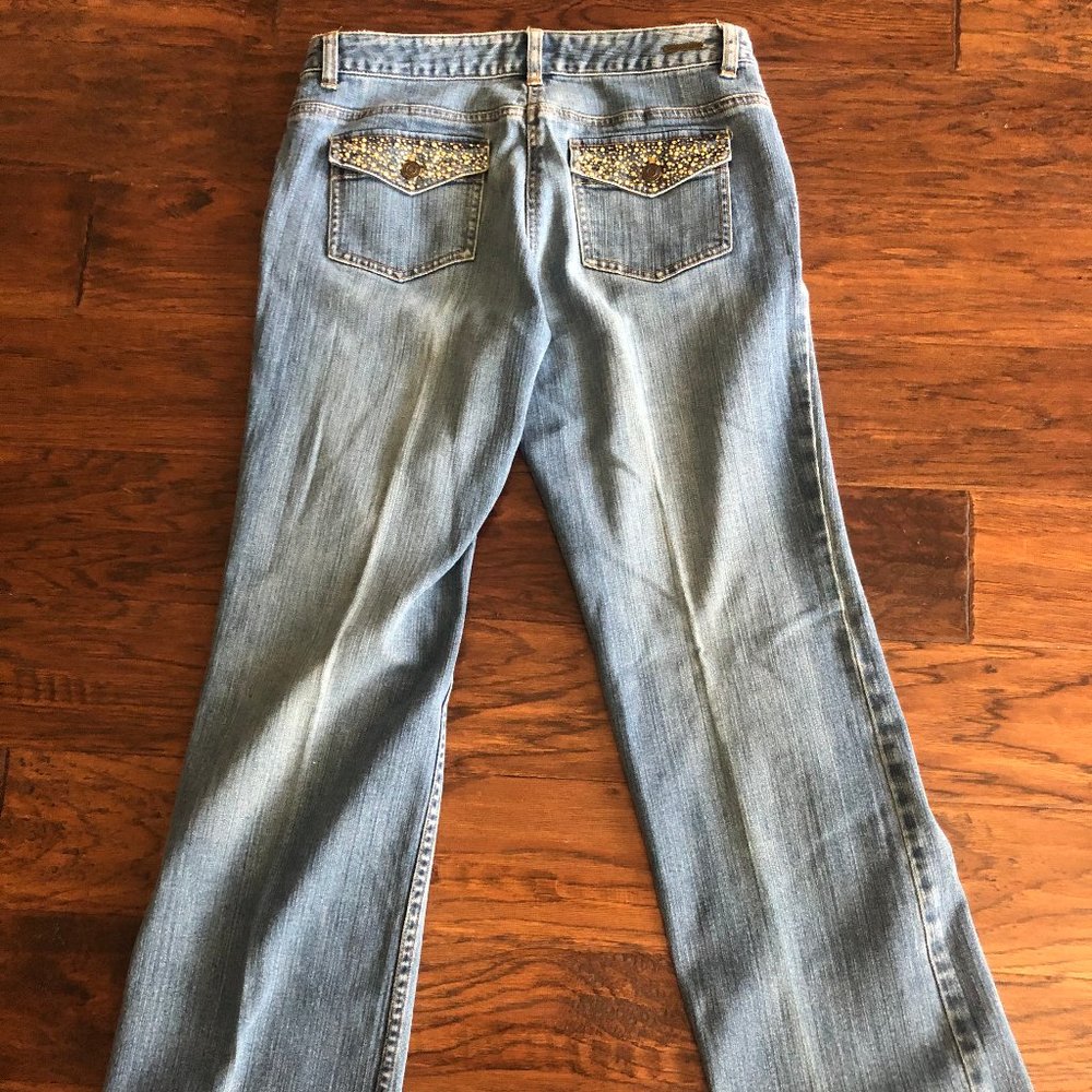 Michael Kors Light Wash Flare Jeans.  Size 6